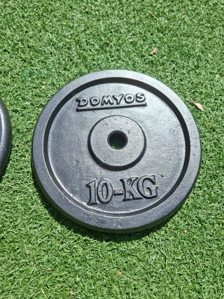 2 Discos de Pesas Domyos 10kg