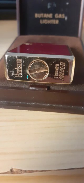 Accendino Vintage Hadson Triumph Mark II (Scatola)
