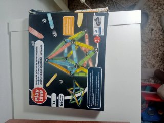 Juego construcción magnético Playtive