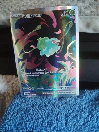 Carta Pokémon Bulbasaur Ilustración Rara 133/132