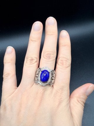 2 Anillos Ajustables de Lapislázuli y Cornalina