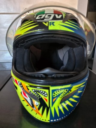 Casco Moto AGV Rossi 46 Amarillo