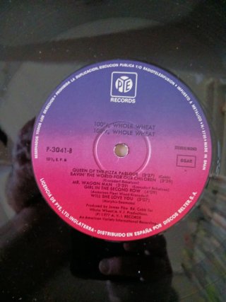 WHOLE WHEAT  "100% Whole Wheat" LP 1978