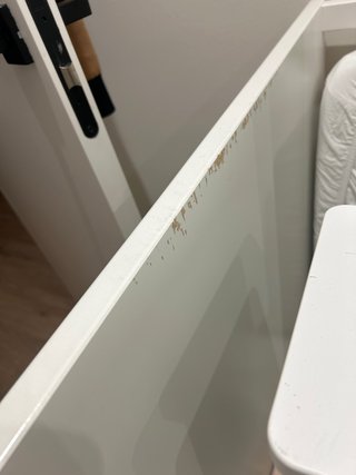 Cuna de madera del Ikea “MYLLRA”
