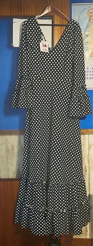 Vestido Canastero Flamenco Lunares.