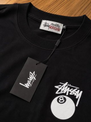 Camiseta Stussy Negra 8 Ball Talla M