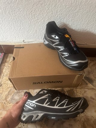 Zapatillas Salomon XT6 Gore-Tex Negras/Plata