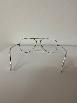 Montura gafas aviador color plateado