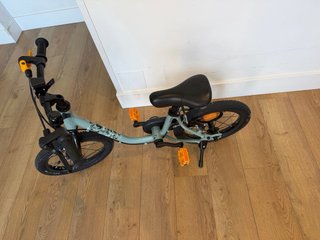 Bicicleta infantil Decathlon 14 color azul