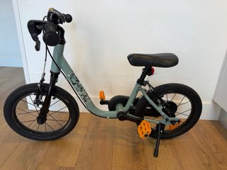 Bicicleta infantil Decathlon 14 color azul