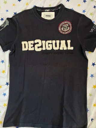 Camiseta Desigual azul oscuro
