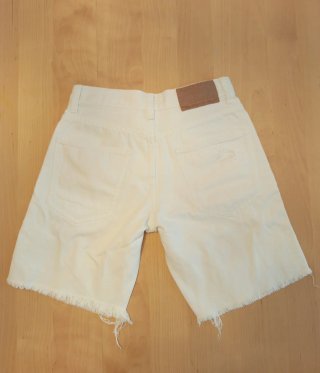 Bershka Vaqueros Blancos Rotos