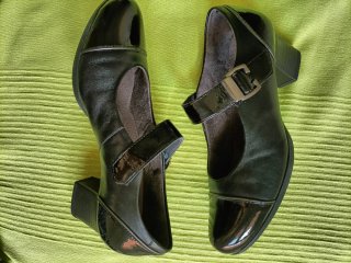 Zapatos Pitillos Piel Negro Talla 37