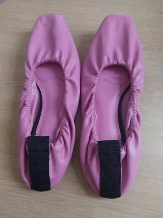 Zapatillas planas rosas