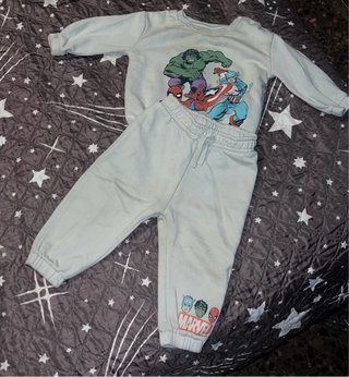 Chándal bebé Marvel 6-9 meses