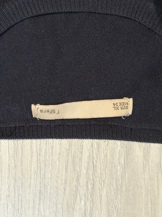 Jersey rayas azul marino y crema