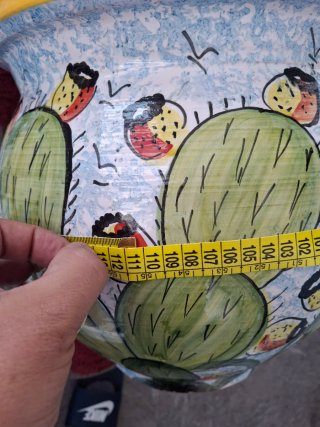 Grande vaso decorativo siciliano