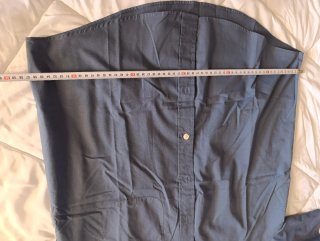 Camisa BASICS manga corta azul Talla M