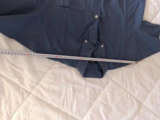 Camisa BASICS manga corta azul Talla M