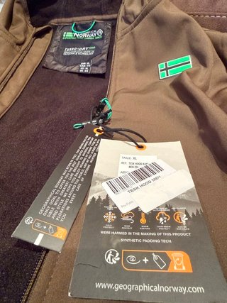 Parka Norway Caqui Nueva Talla XL