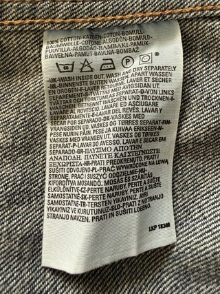 Cazadora vaquera Levis Talla L
