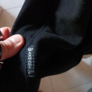 Cappotto donna nero con bottoni in cachemire