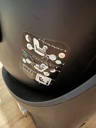 Silla de coche Isofix GB Negra