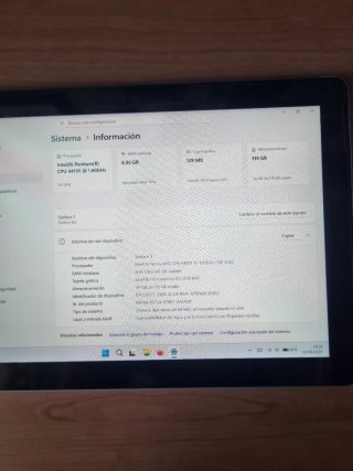 Microsoft Surface Go Plata