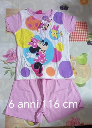 Completo Minnie 6 anni 116 cm