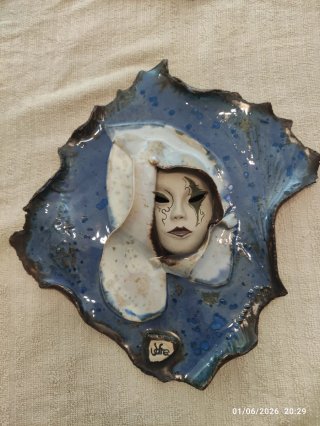 Máscara cerámica artesanal JOFRE, 17 cada una