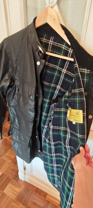 Chaquetas de hombre negra Barbour talla 54