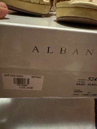 Zapatos Albano Talla 36 Dorados Venta en persona