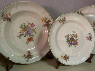 Trío Platos Vintage La Cartuja Sevilla