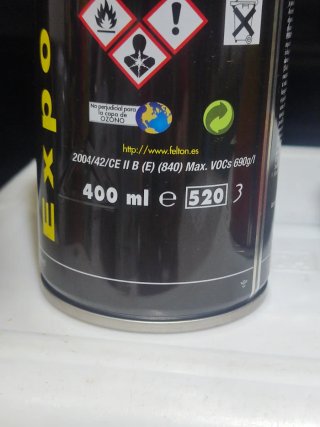3 Sprays Pintura 400ml (1 Radiadores)Precio unidad