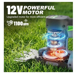 12V Tijeras Cortacésped y Arreglasetos