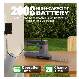 12V Tijeras Cortacésped y Arreglasetos