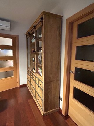 Mueble Vitrina Aparador Madera XL