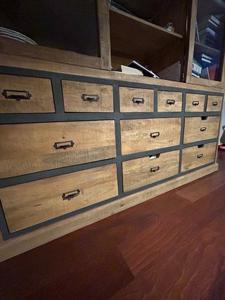 Mueble Vitrina Aparador Madera XL