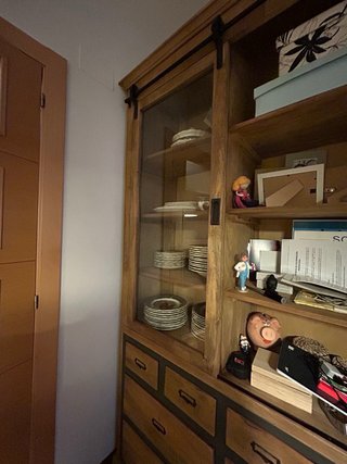 Mueble Vitrina Aparador Madera XL
