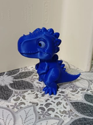 Dinosauro blu piccolo
