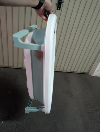 Bañera Bebé Plegable con Cojín