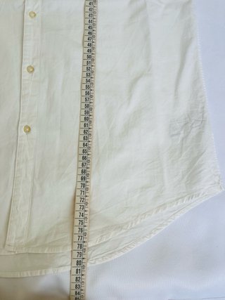 Zara Man White Mandarin Collar Shirt L Minimal Cot
