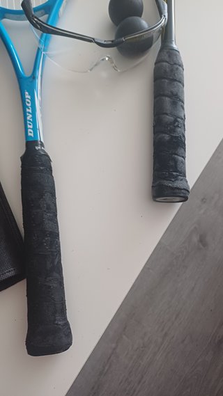 Raquetas Squash Dunlop + Accesorios