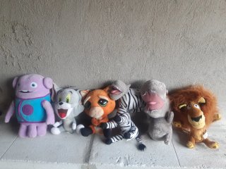 Peluche Set 6 Personaggi Film