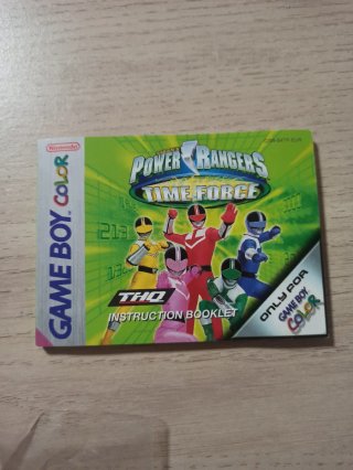 Gioco Game Boy Color Power Rangers Time Force