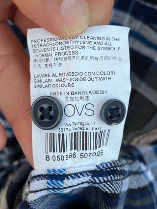 Camicia OVS a quadri uomo