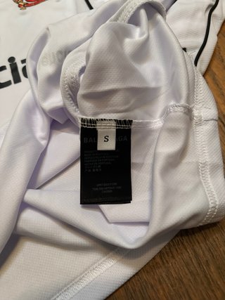 Camiseta Balenciaga Futbol Retro Blanca Talla S