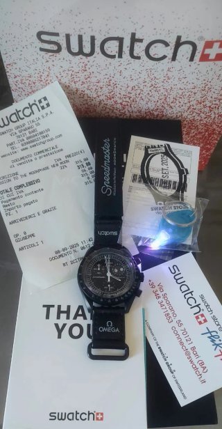 Omega x Swatch Speedmaster Mission to Earth