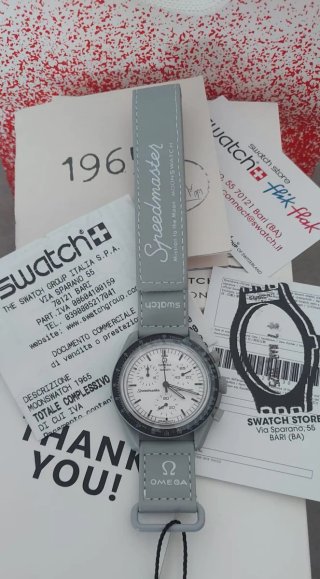 Omega x Swatch Speedmaster Mission to Earth