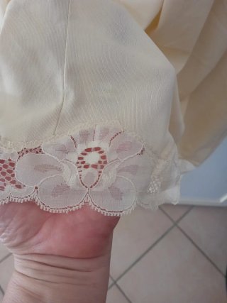 Sottoveste vintage GAFER pizzo nylon tg 6